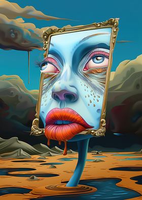 The Surrealist Frame: Dripping Essence of Identity