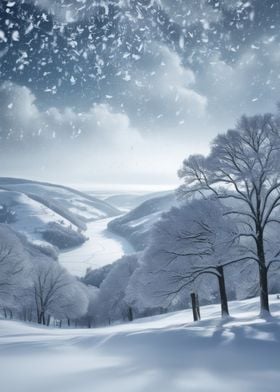 Snowy Winter Landscape