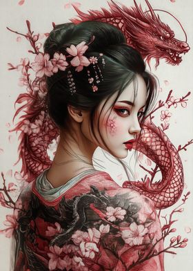 Geisha Dragon-preview-1
