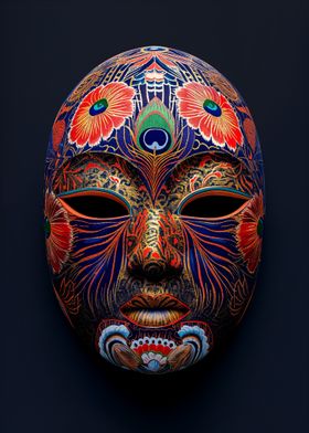 Ornate Asian Mask