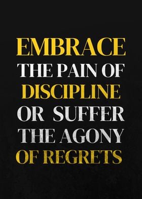 Embrace Discipline Motivation