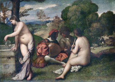 Renaissance Pastoral Scene