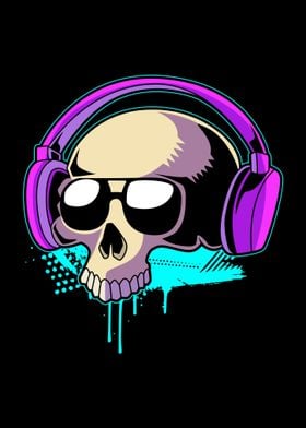 Rave Skull Dj