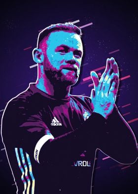 Rooney Retro Art