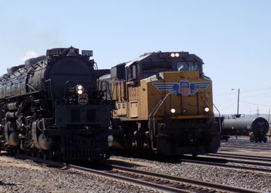 The Old And The New: Steam and Diesel Locomotives