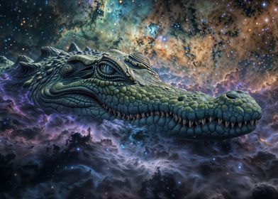 Cosmic Space Crocodile