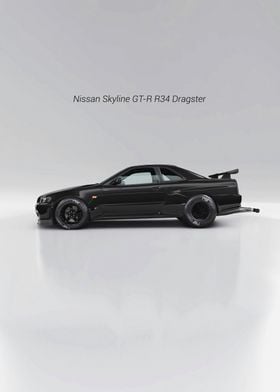 Nissan Skyline GT-R R34 Dragster