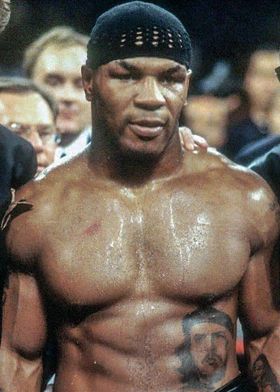 Mike Tyson Boxing Portrait