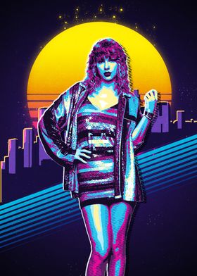 Taylor Swift Retro 80s