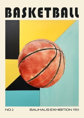 Basketball Bauhaus Mid Century