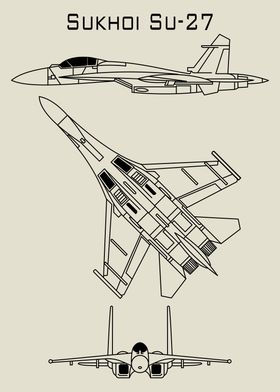 Sukhoi Su-27 Jet Fighter