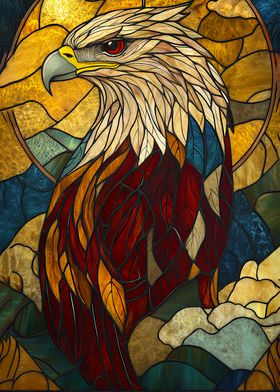 Stained Glass Eagle