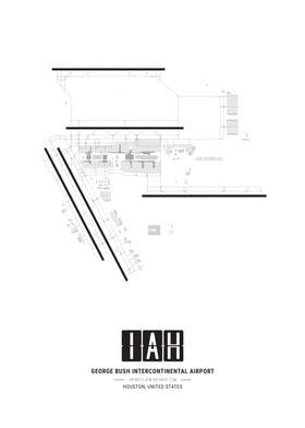 George Bush Intercontinental Airport Map