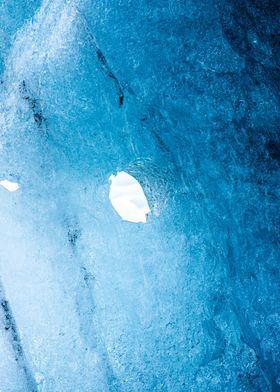 Ice Cave Window in Iceland