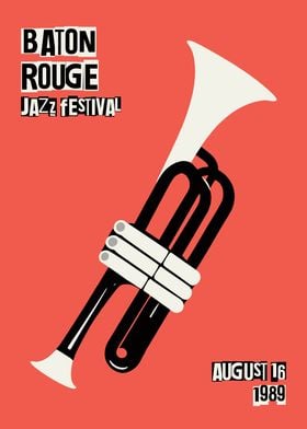 Baton Rouge Jazz Festival Poster