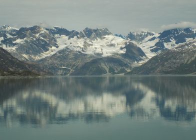 Glacier Bay Mountain Reflection