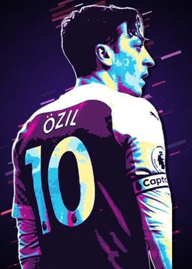 Özil Football Poster