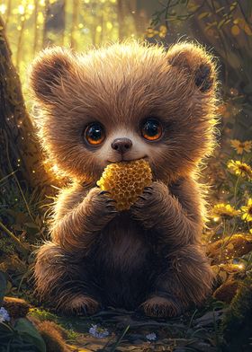 Cute Honey Bear