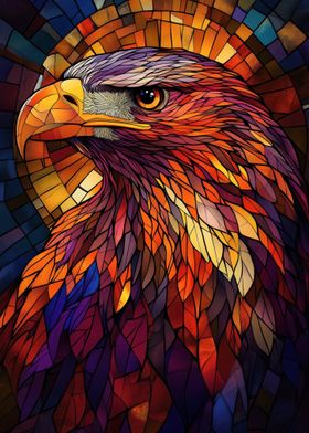 Stained Glass Eagle