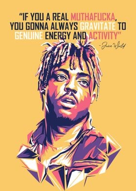 Juice Wrld Quote Art