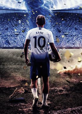 Harry Kane Football Poster