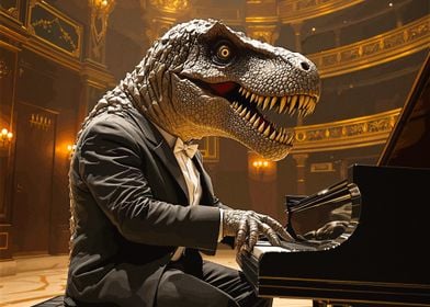 Dinosaur Pianist