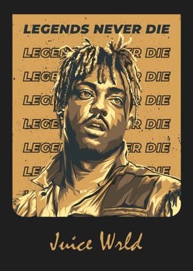 Juice Wrld Tribute Poster