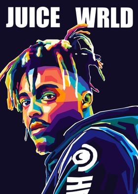 Juice Wrld Pop Art Portrait