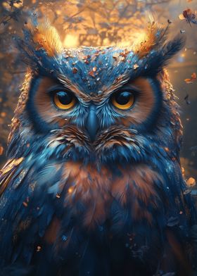 Mystical Owl Portrait