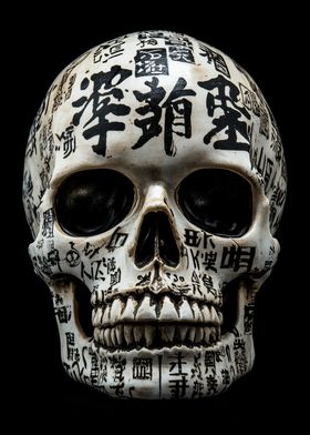 Japanese Skull Decor