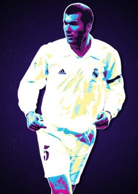 Zidzne Real Madrid Retro Art