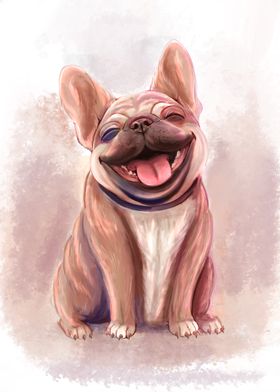 Smiling French Bulldog