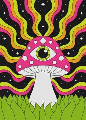 Psychedelic Mushroom Art