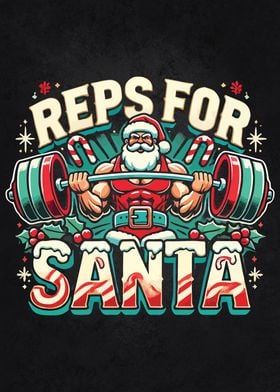 Reps for Santa – Funny Christmas Fitness