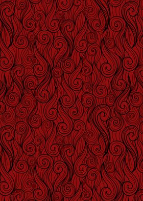 Red Swirl Pattern