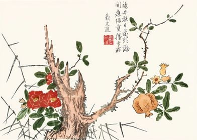 Japanese Floral Painting