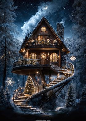 Winter Wonderland Treehouse