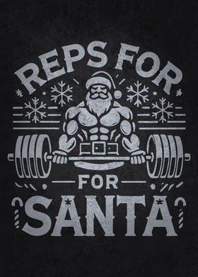 Reps for Santa – Funny Christmas Fitness