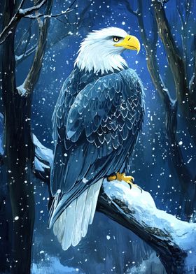 Bald Eagle in Winter