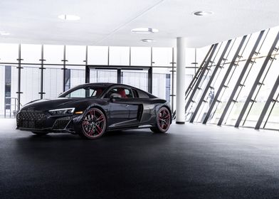 Black Audi R8 Coupe