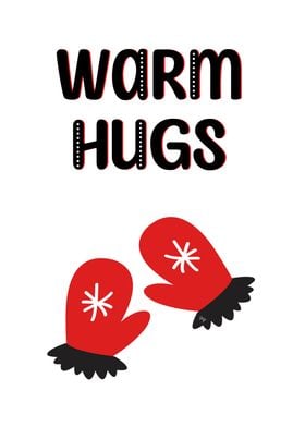 Warm Hugs Mittens Xmas collection