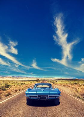 Desert Road Corvette