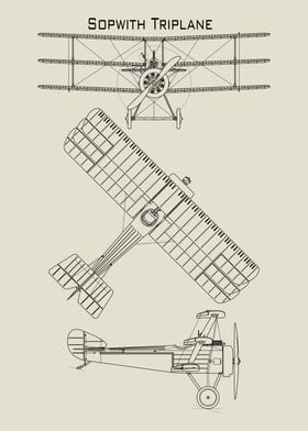 Sopwith Triplane Blueprint