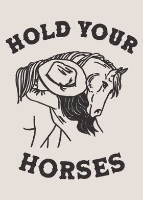 Hold Your Horses Illustration