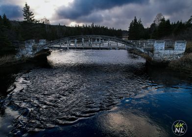 Old bridge on Salmonier River