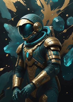 Space Suit Illustration