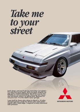 Mitsubishi Starion: Take Me to Your Street