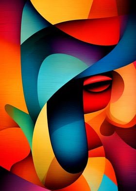 Abstract Colorful Shapes