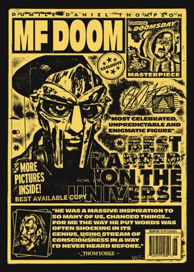 MF DOOM Magazine Cover