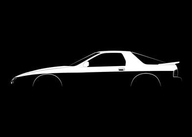 RX-7 (FC) Silhouette